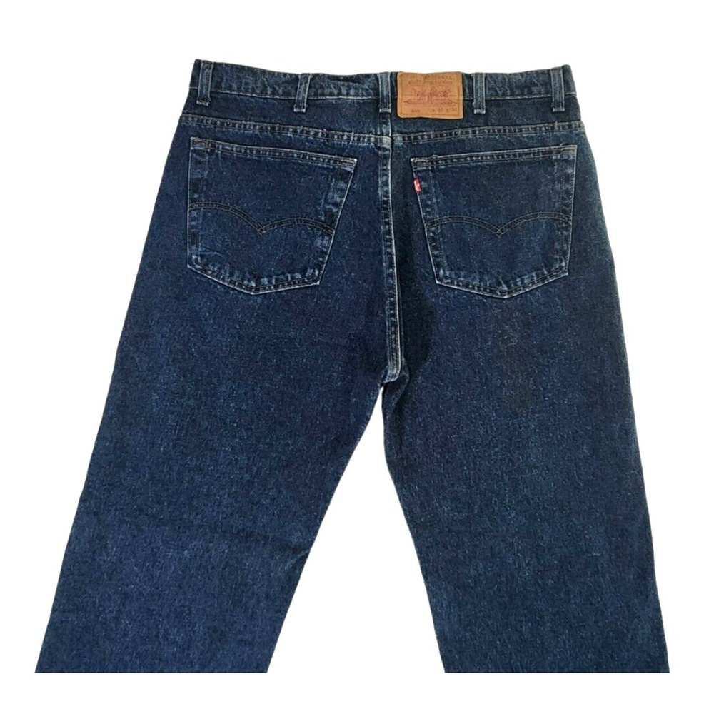 Vintage 90s Levi's 505 Straight Jeans Men's 40x30* Blue Denim Made in USA - Picture 7 of 14
